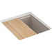 Kohler K33711-PC-CM3 Browns Undermount Bar Sink