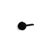 Kohler K28122-R-BL Matte Black Toilet Tank Lever