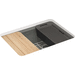 Kohler K8668-5UPC-58 Thunder Grey Single Bowl Kitchen Sink