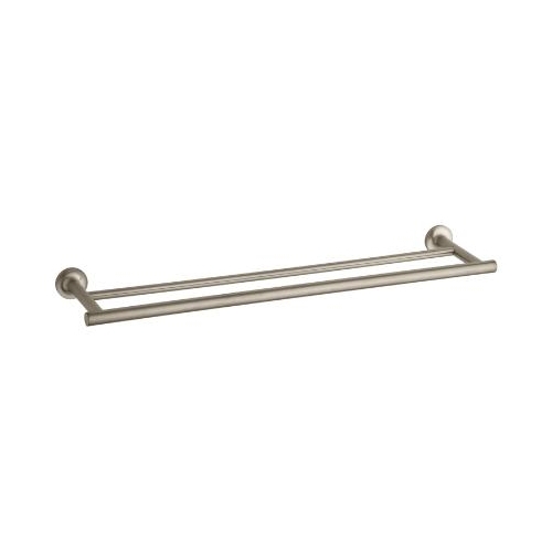 K14375-BV Purist Towel Bar Bathroom Accessory - Vibrant Brushed Bronze