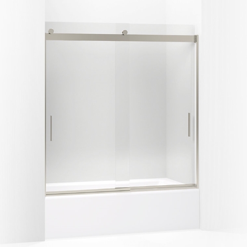 K706000-L-MX Levity Tub & Shower - Sliding Shower Door - Matte Nickel