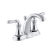 Kohler K393-N4-CP Polished Chrome 4'' Centerset Bathroom Sink Faucet