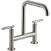 Kohler K7547-4-VS Vibrant Stainless Two Handle Kitchen Faucet