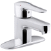 Kohler K98146-4-CP Polished Chrome 4'' Centerset Bathroom Sink Faucet