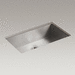 Kohler K3821-NA Stainless Steel Undermount Single Bowl Kitchen Sink