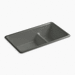 Kohler K6625-58 Thunder Grey Double Bowl Kitchen Sinks