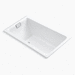 Kohler K855-0 White 66" Soaking Tub