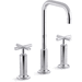 Kohler K14408-3-CP Polished Chrome 8'' Widespread Bathroom Sink Faucet