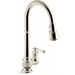 Kohler K99260-SN Vibrant Polished Nickel Pull-Out Spray Kitchen Faucet