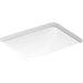 Kohler K20000-0 White Undermount Bathroom Sink