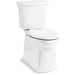 Kohler K33813-RA-0 White Two Piece Toilet