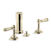 Kohler K72765-4-AF Vibrant French Gold Vertical Spray Bidet Faucet