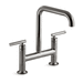 Kohler K7547-4-TT Vibrant Titanium Two Handle Kitchen Faucet