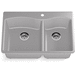 Kohler K28002-1-CM4 Matte Grey Double Bowl Kitchen Sinks