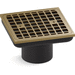 Kohler K22665-2MB Vibrant Brushed Moderne Brass Shower Drain