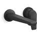 Kohler K97358-4-BL Matte Black Wall Mount Bathroom Sink Faucet