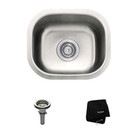  Stainless Steel Undermount - Single Bowl Kitchen Sink - Stainless Steel