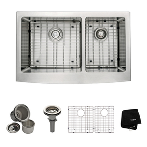 KKHF20333 Apron Front / Specialty Sink Kitchen Sink - Stainless Steel KKHF20333 Apron Front / Specialty Sink Kitchen Sink - Stainless Steel