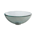 Kraus KGV10114CH Clear Glass / Chrome Vessel Style Bathroom Sink