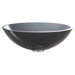 Kraus KGV104 Clear Black Glass /Antique Brass Vessel Style Bathroom Sink
