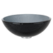 Kraus KGV10414 Clear Black Glass /Antique Brass Vessel Style Bathroom Sink
