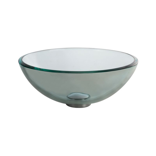 KGV10114CH Clear Vessel Style Bathroom Sink - Clear Glass / Chrome KGV10114CH Clear Vessel Style Bathroom Sink - Clear Glass / Chrome
