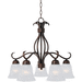 Maxim M10124FTSN Oil Rubbed Bronze Mid Sized Chandelier