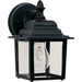 Maxim M1025BK Black Outdoor Entrance Wall Light