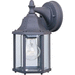 Maxim M1026BK Black Outdoor Entrance Wall Light