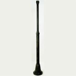 M1092BKPHC11 Cast Aluminum Post / Base Post Lights - Black