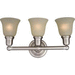 Maxim M11088SVSN Satin Nickel 3 Bulb Bathroom Light