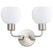 Maxim M11272SWSN Satin Nickel 2 Bulb Bathroom Light