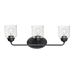 Maxim M47688015 Black 3 Bulb Bathroom Light