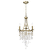 Maxim M14423CZGS Capiz / Gold Silver Mini Chandelier