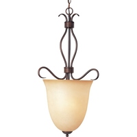  Basix Up Light Pendant Light - Oil Rubbed Bronze / Wilshire