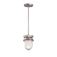  Breakwater Semi Flush Mount Ceiling Light - Weathered Zinc