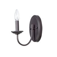  Logan 1 Bulb Wall Sconce - Oil Rubbed Bronze