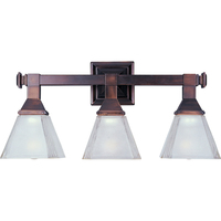  Brentwood 3 Bulb Bathroom Lighting - Oil Rubbed Bronze