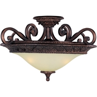  Symphony Semi Flush Mount Ceiling Light - Oil Rubbed Bronze