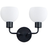  Coraline 2 Bulb Bathroom Lighting - Black