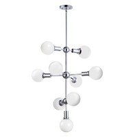  Molecule Entrance / Foyer Pendant Light - Polished Chrome