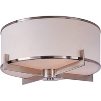  Nexus Flush Mount Ceiling Light - Satin Nickel