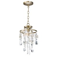  Cebu Mini-Pendant Pendant Light - Capiz / Gold Silver