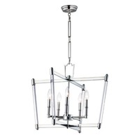  Lucent Mini Chandelier - Polished Nickel