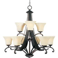  Oak Harbor Mid Sized Chandelier Chandelier - Rustic Burnished