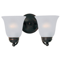  Basix 2 Bulb Bathroom Lighting - Oil Rubbed Bronze