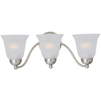  Basix 3 Bulb Bathroom Lighting - Satin Nickel