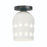  Dottie Flush Mount Ceiling Light - Black