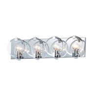  Looking Glass Multi Bulb Wall Sconce - Polished Chrome