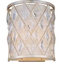  Diamond Multi Bulb Wall Sconce - Golden Silver